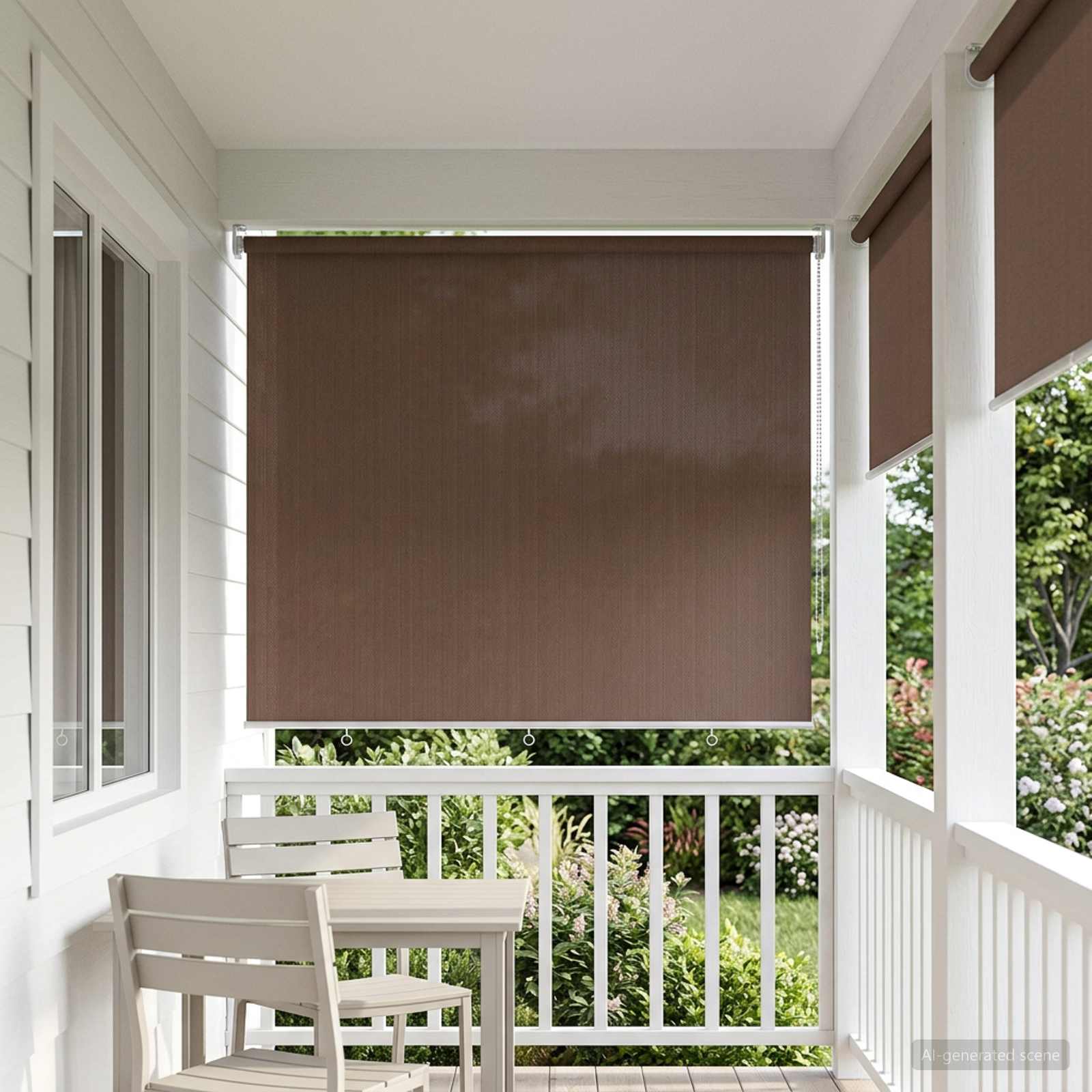 Ρολό Εξωτερικού Χώρου 90% Φραγμός UV Taupe 240 x 140 cm HDPE - Pakobazaar