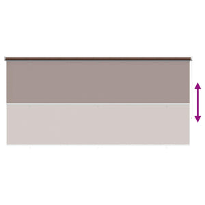 Ρολό Εξωτερικού Χώρου 90% Φραγμός UV Taupe 240 x 140 cm HDPE - Pakobazaar