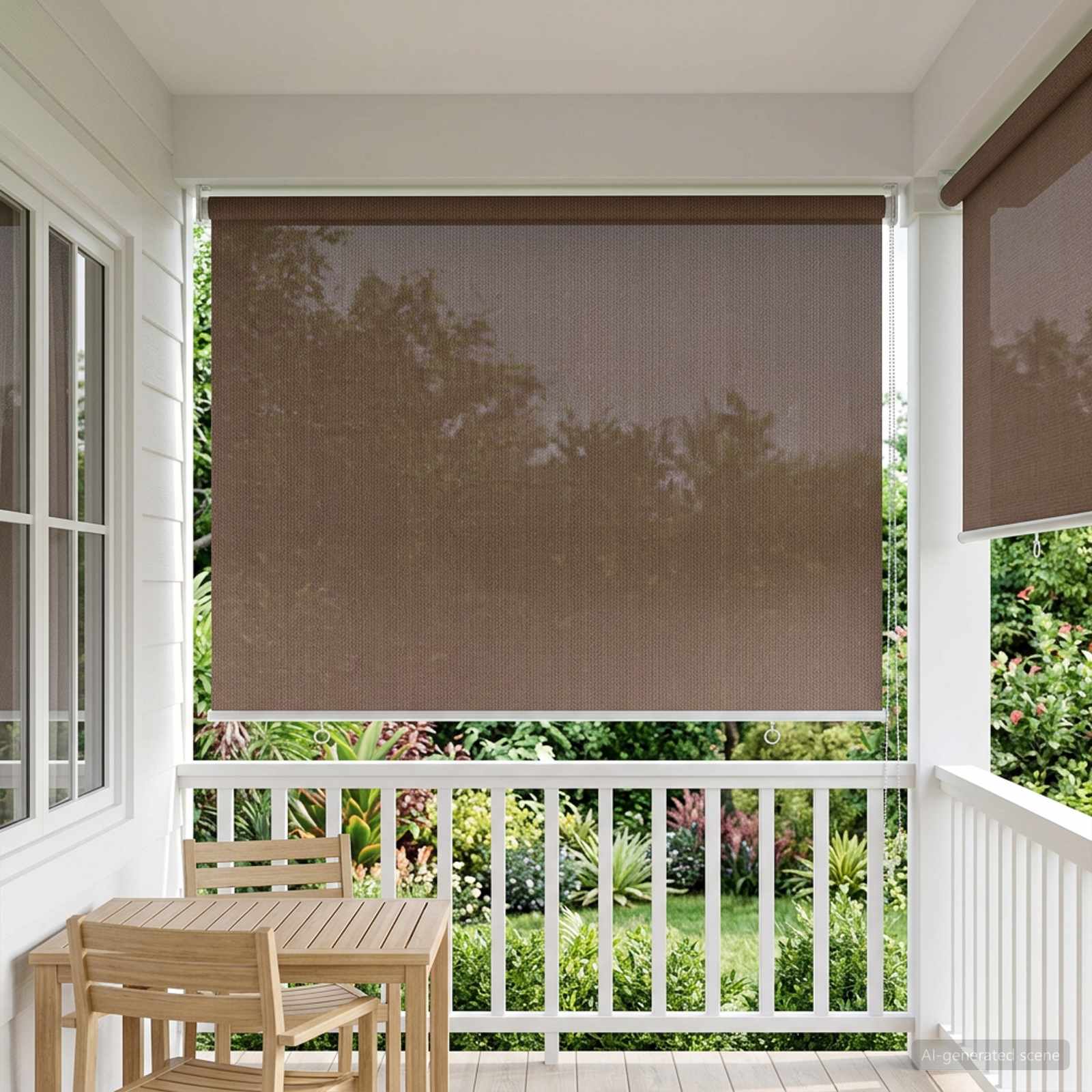 Ρολό Εξωτερικού Χώρου 90% Φραγμός UV Taupe 80 x 230 cm HDPE - Pakobazaar