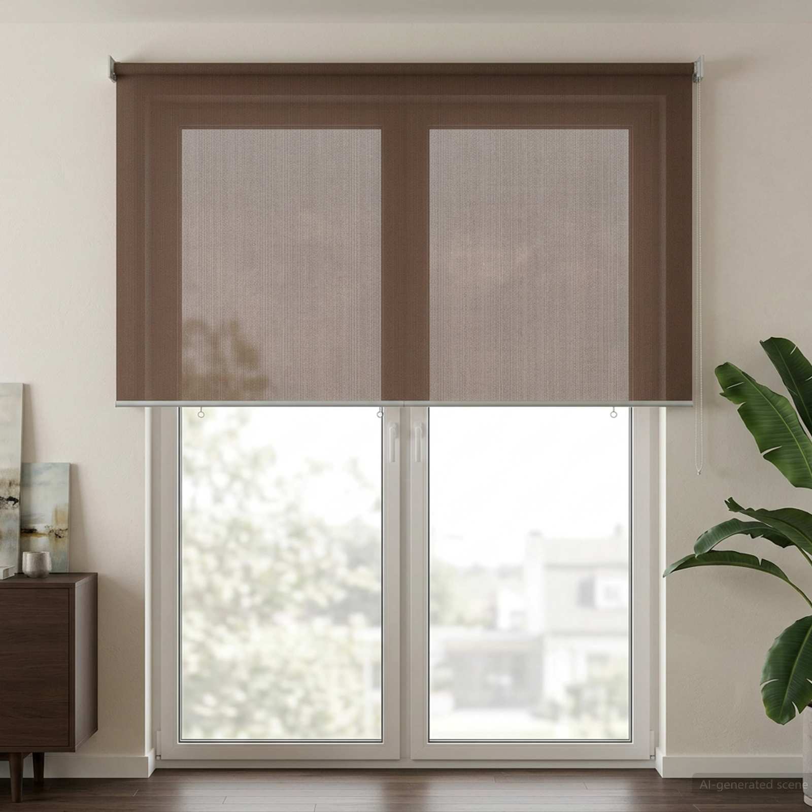 Ρολό Εξωτερικού Χώρου 90% Φραγμός UV Taupe 160 x 230 cm HDPE - Pakobazaar