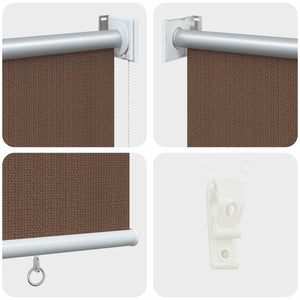Ρολό Εξωτερικού Χώρου 90% Φραγμός UV Taupe 350 x 230 cm HDPE - Pakobazaar