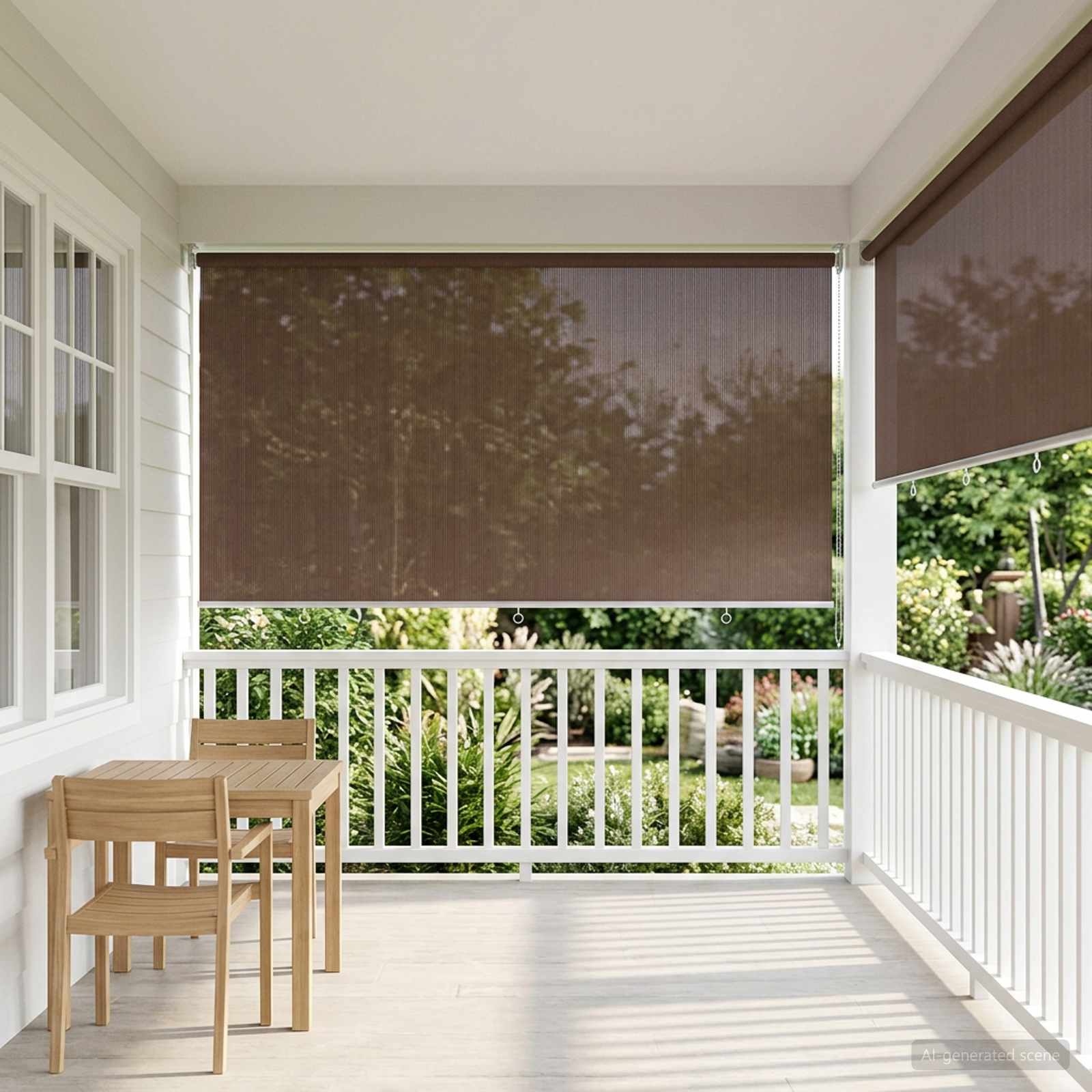 Ρολό Εξωτερικού Χώρου 90% Φραγμός UV Taupe 400 x 230 cm HDPE - Pakobazaar