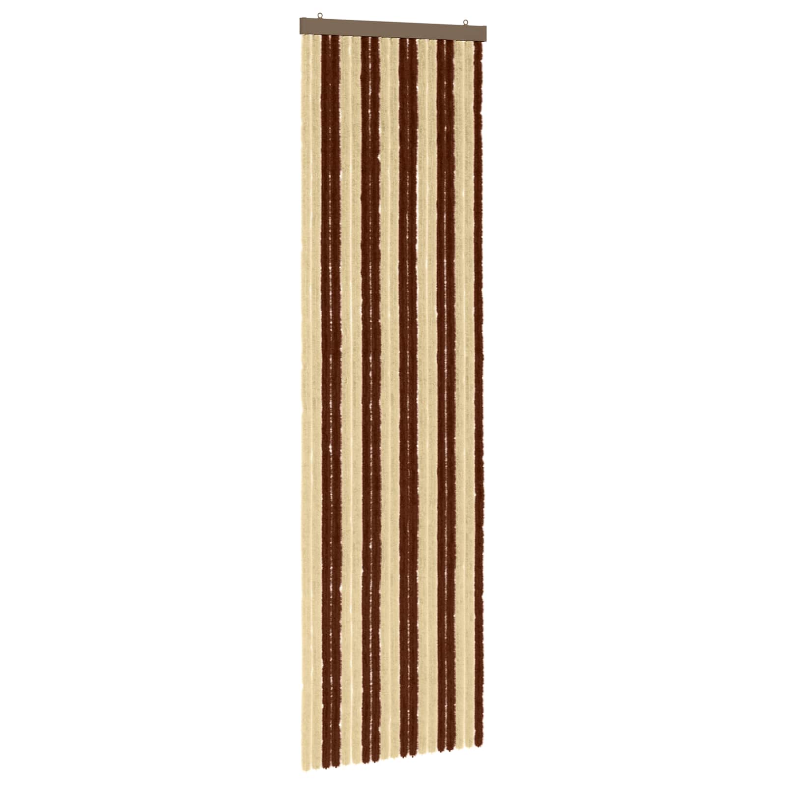 Κουρτίνα εντόμων Chenille Καφέ και μπεζ 56 x 200 cm 100% PP