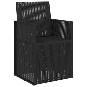 Καρέκλες Εστιατορίου Κήπου 2 pcs Ανθρακί 53 x 47 x 88,5 εκ PP - Pakobazaar