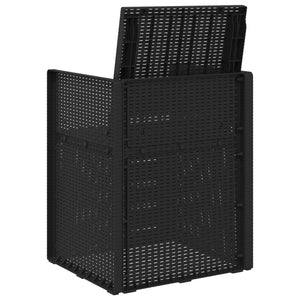 Καρέκλες Εστιατορίου Κήπου 2 pcs Ανθρακί 53 x 47 x 88,5 εκ PP - Pakobazaar