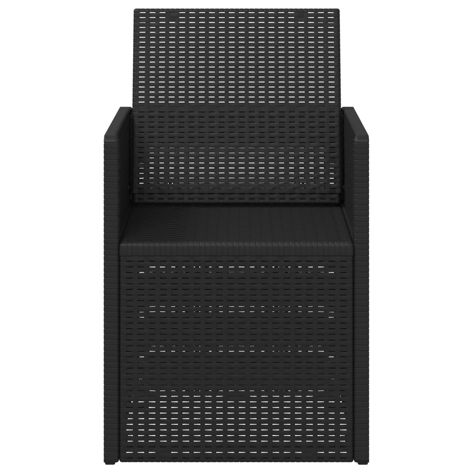 Καρέκλες Εστιατορίου Κήπου 2 pcs Ανθρακί 53 x 47 x 88,5 εκ PP - Pakobazaar