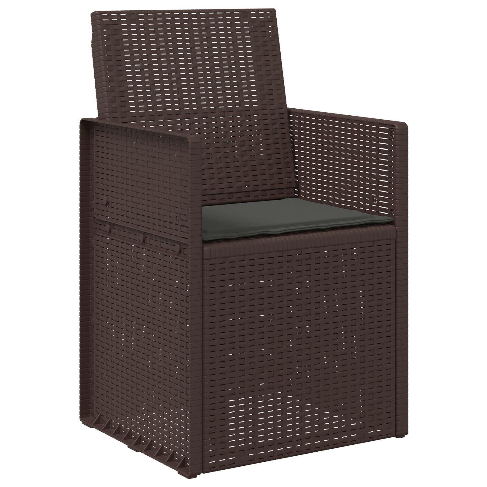 Μαξιλάρια καθισμάτων 2 pcs Ανθρακί 47 x 36 x 2 εκ. Πολυεστέρας - Pakobazaar