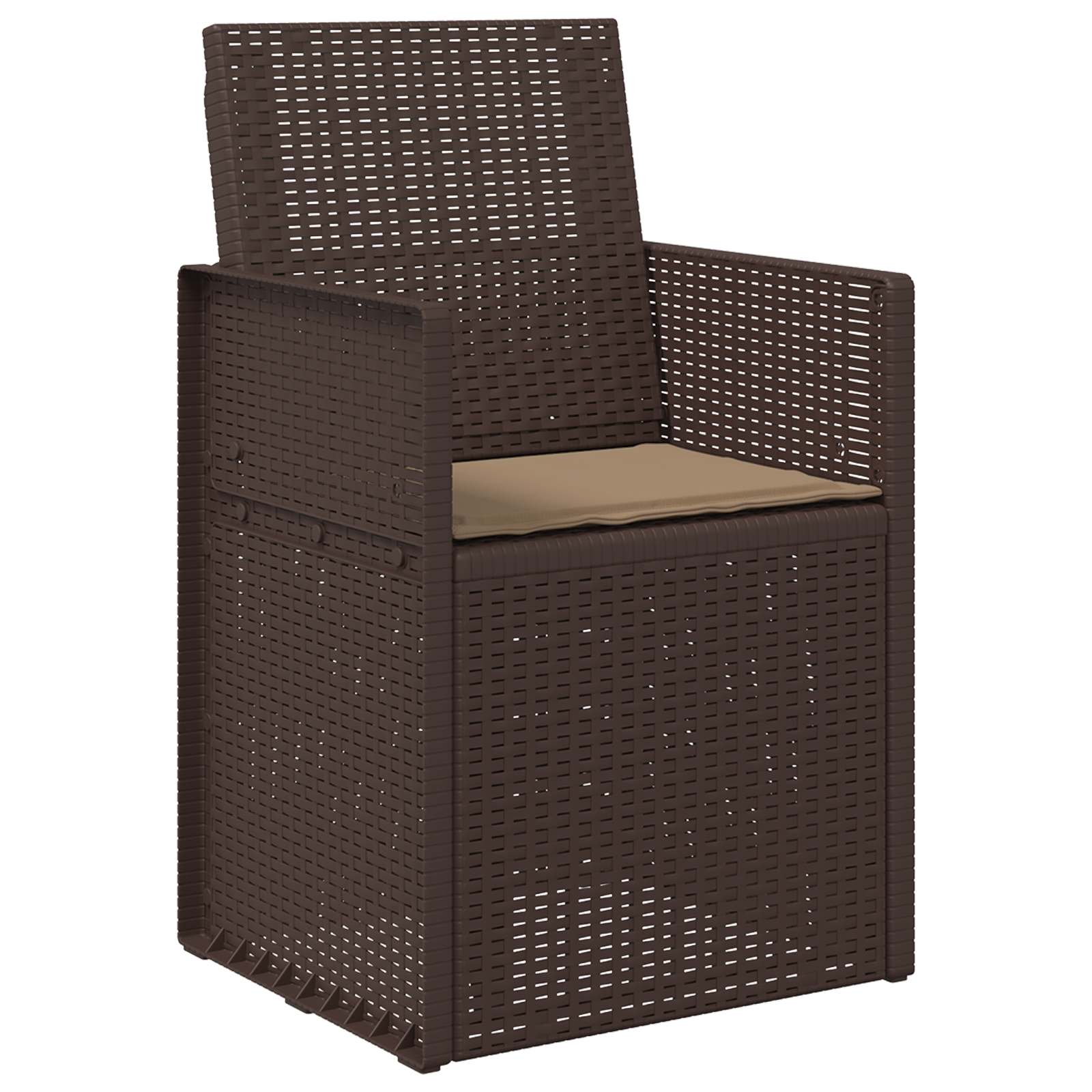 Μαξιλάρια καθισμάτων 2 pcs Taupe 47 x 36 x 2 εκ. Πολυεστέρας - Pakobazaar