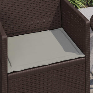 Μαξιλάρια καθισμάτων 2 pcs Ανοιχτό γκρι 47 x 36 x 2 εκ. - Pakobazaar