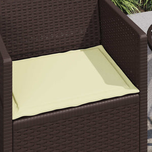 Μαξιλάρια καθισμάτων 4 pcs Κρεμ 47 x 36 x 2 εκ. Πολυεστέρας - Pakobazaar