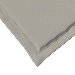 Μαξιλάρια καθισμάτων 4 pcs Ανοιχτό γκρι 47 x 36 x 2 εκ. - Pakobazaar
