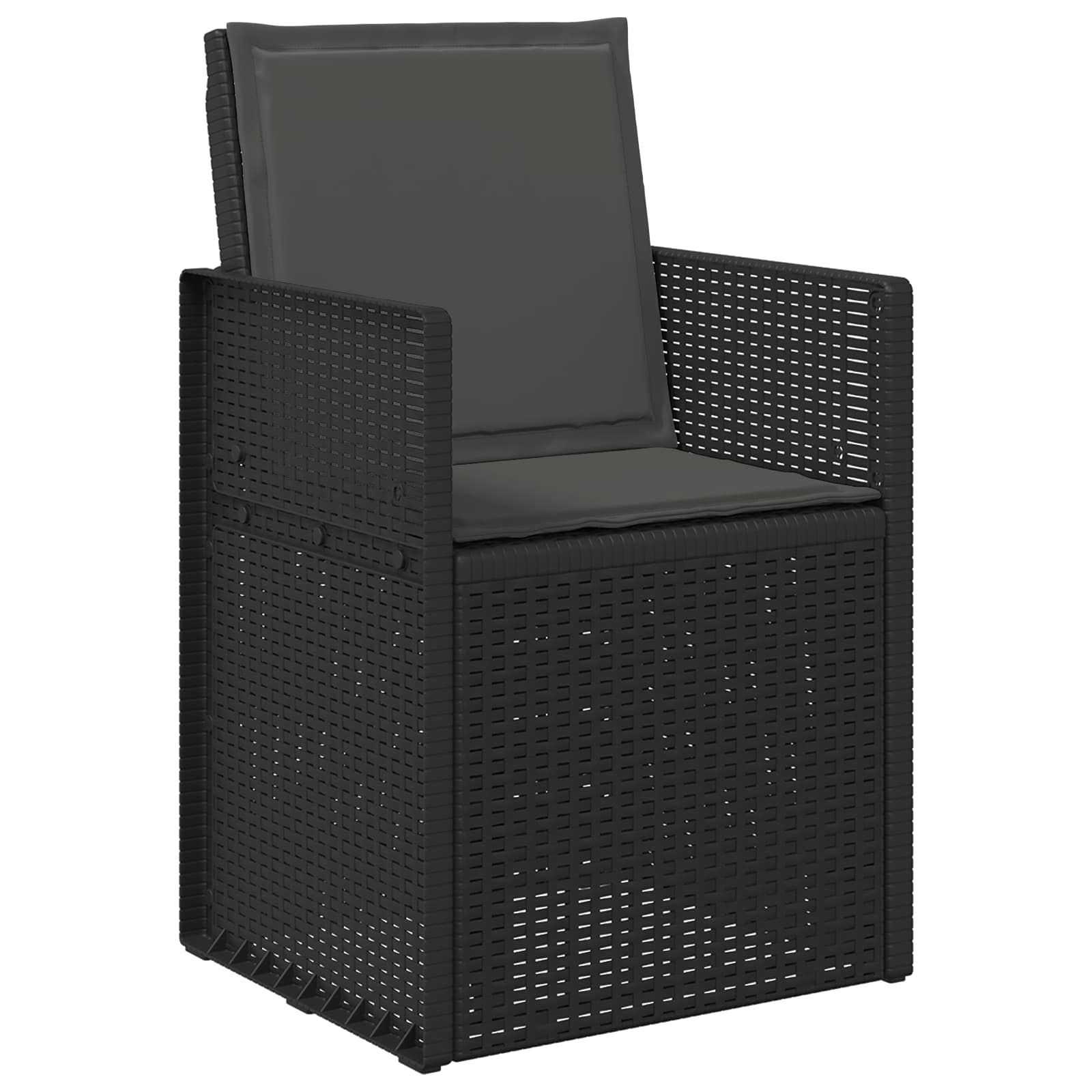 Μαξιλάρια Καθίσματος και Πλάτης 2 pcs Ανθρακί 47 x 45 x 2 εκ - Pakobazaar