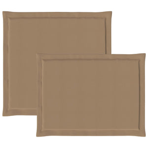 Μαξιλάρια Καθίσματος και Πλάτης 2 pcs Taupe 47 x 45 x 2 εκ - Pakobazaar