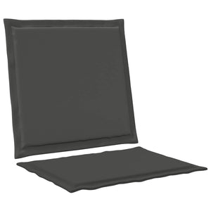 Μαξιλάρια Καθίσματος και Πλάτης 4 pcs Ανθρακί 47 x 45 x 2 εκ - Pakobazaar