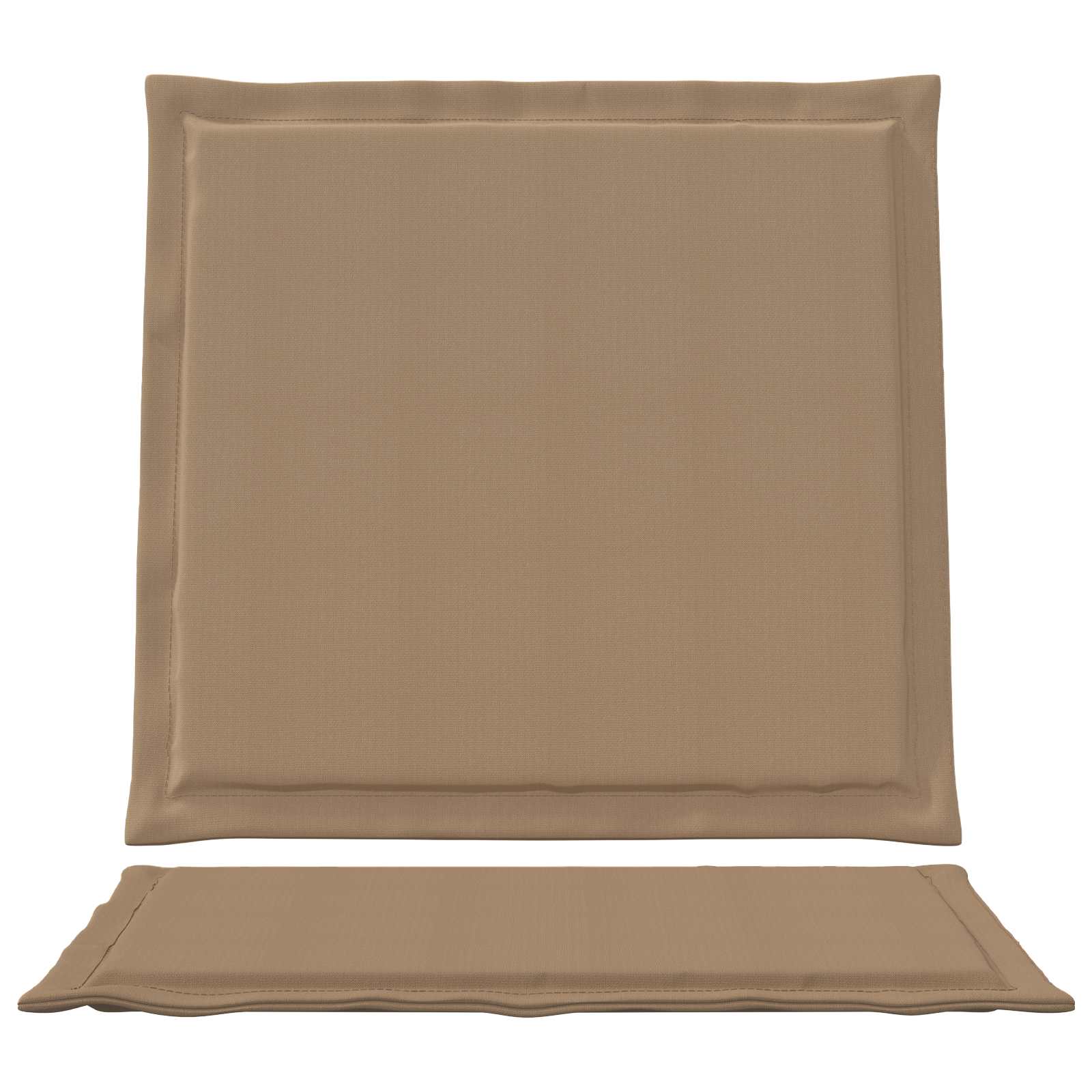 Μαξιλάρια Καθίσματος και Πλάτης 4 pcs Taupe 47 x 45 x 2 εκ - Pakobazaar