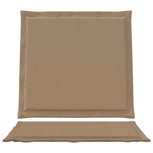 Μαξιλάρια Καθίσματος και Πλάτης 4 pcs Taupe 47 x 45 x 2 εκ - Pakobazaar