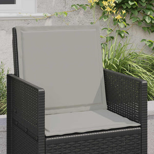Μαξιλάρια Καθίσματος και Πλάτης 4 pcs Ανοιχτό γκρι - Pakobazaar