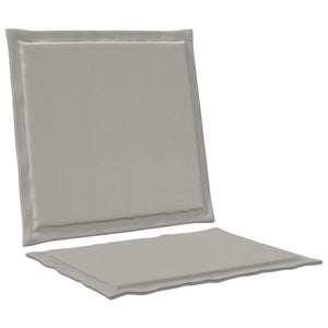 Μαξιλάρια Καθίσματος και Πλάτης 4 pcs Ανοιχτό γκρι - Pakobazaar
