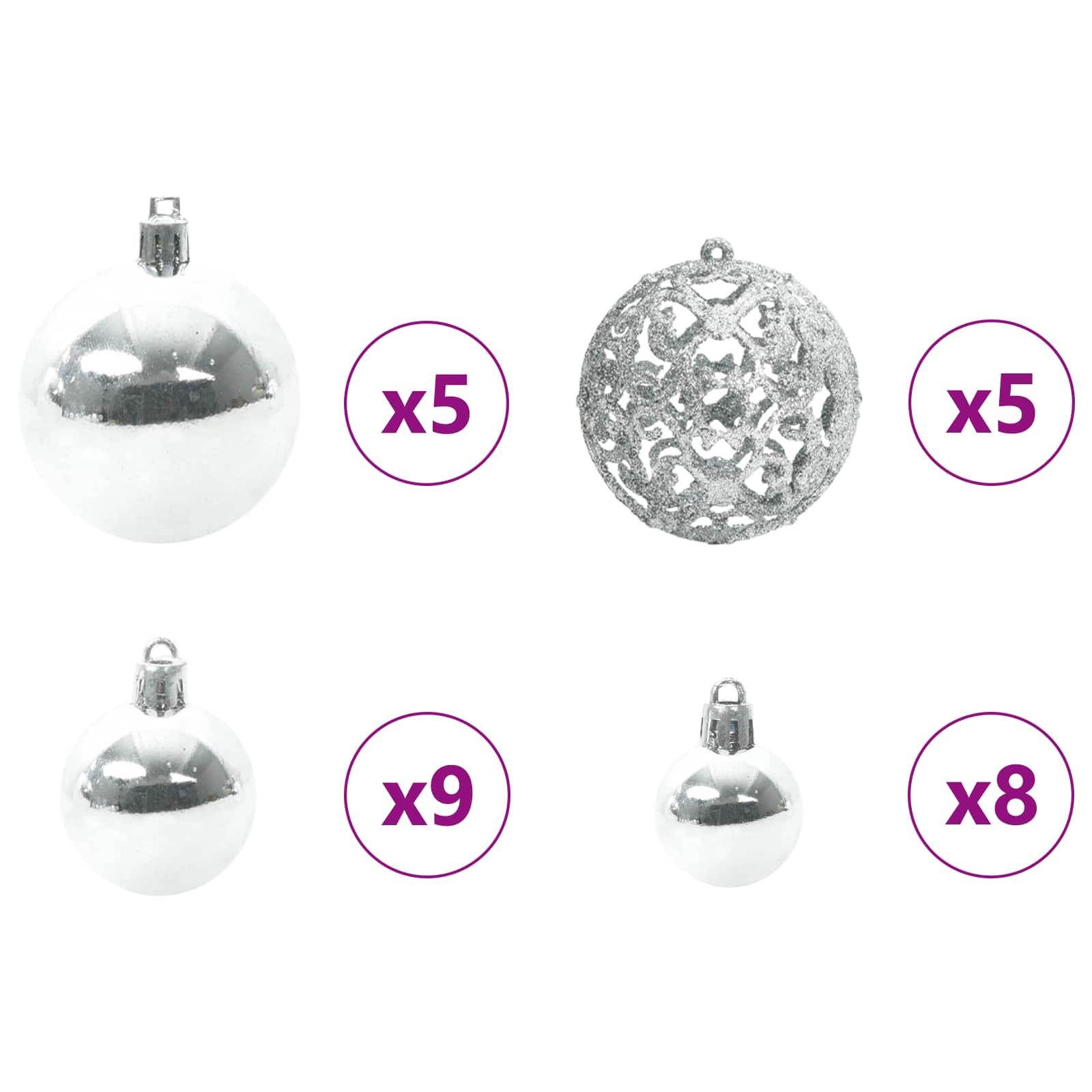 Τεχνητό Χριστουγεννιάτικο Δέντρο με Άξονα με βάση Λευκό 120 cm