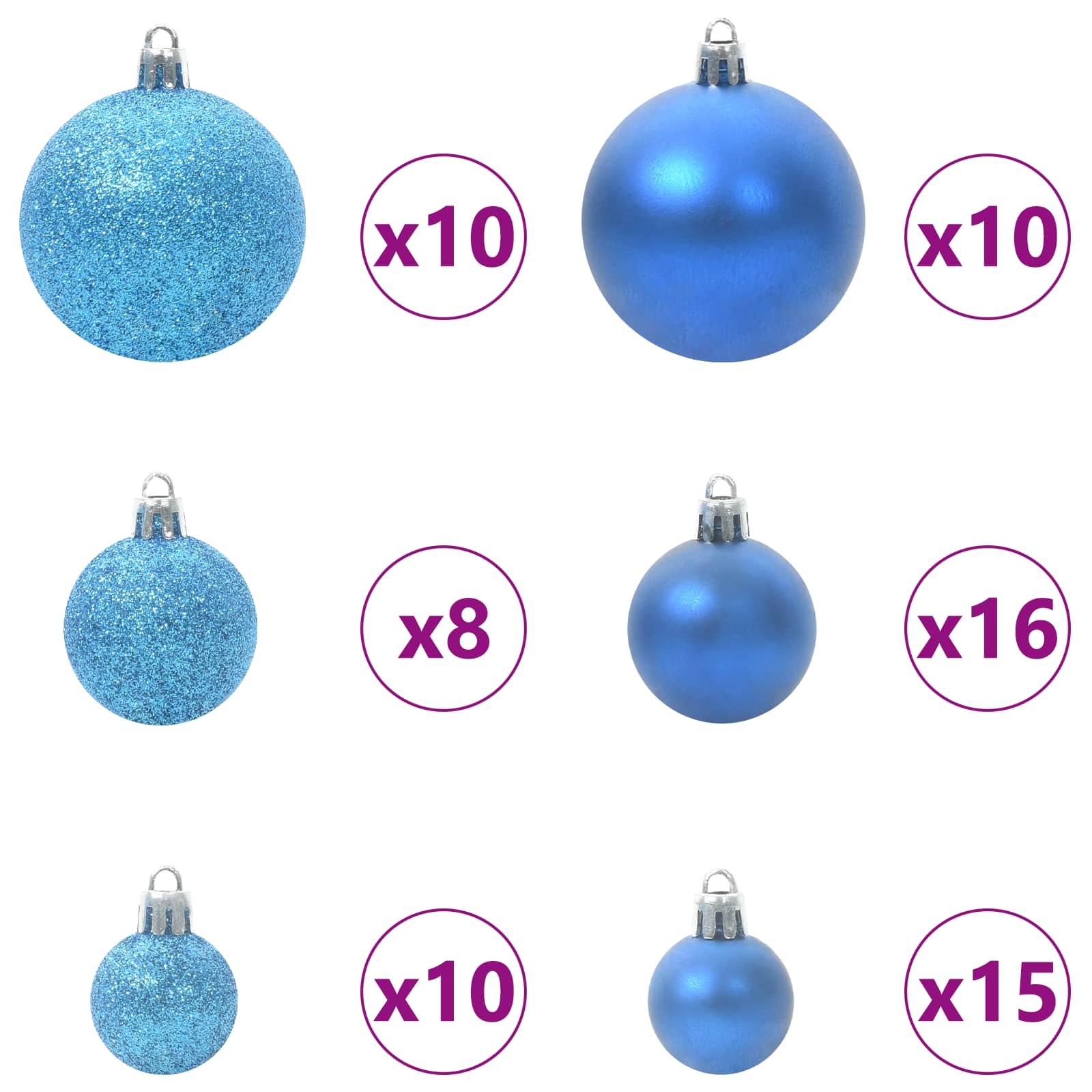 Τεχνητό Χριστουγεννιάτικο Δέντρο Λευκό 180 cm PVC και Ατσάλι