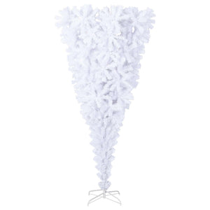 Τεχνητό Χριστουγεννιάτικο Δέντρο Λευκό 240 cm PVC και Χάλυβας - Pakobazaar