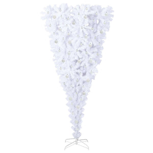 Τεχνητό Χριστουγεννιάτικο Δέντρο Λευκό 240 cm PVC και Χάλυβας