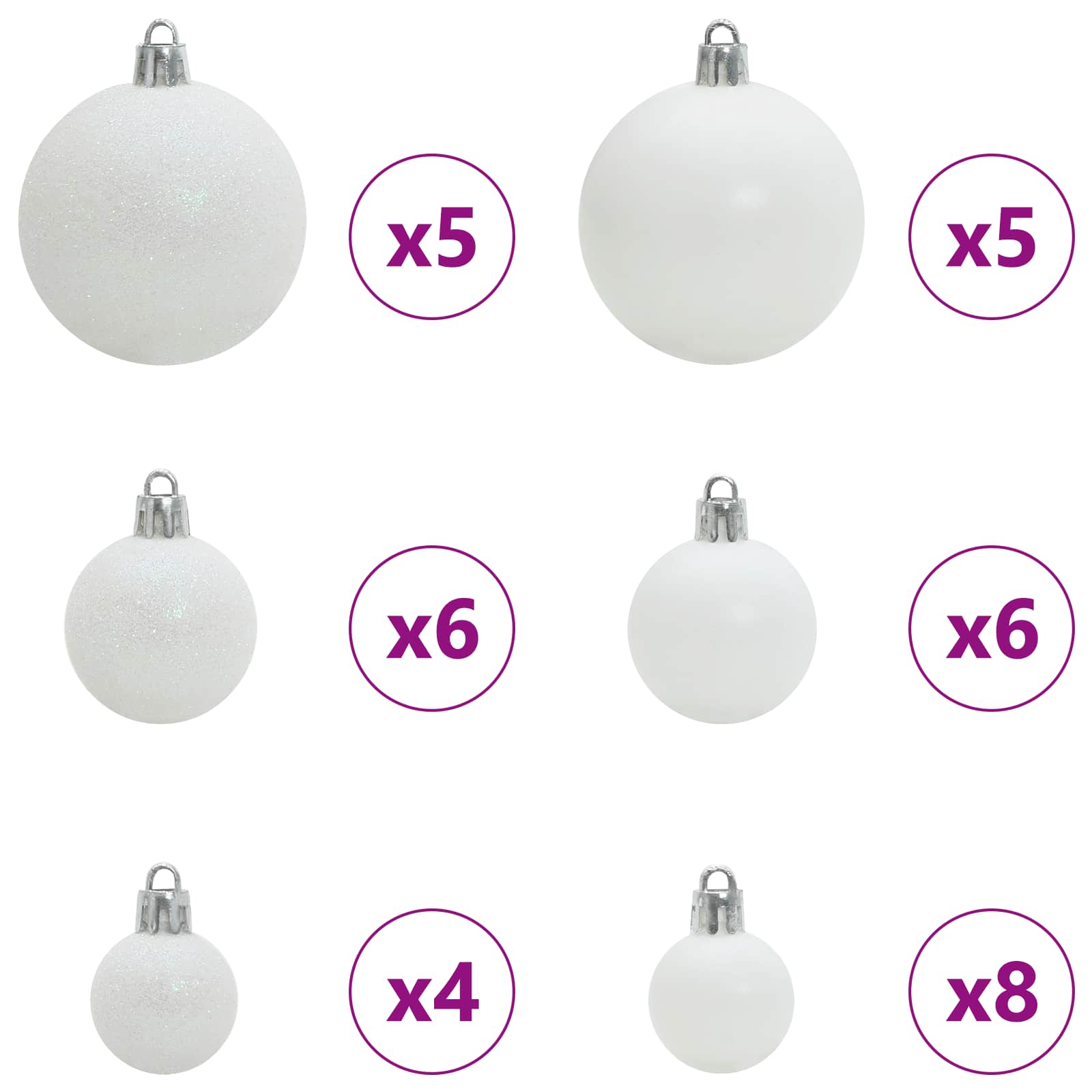 Τεχνητό Χριστουγεννιάτικο Δέντρο Λευκό 150 cm PVC και Ατσάλι