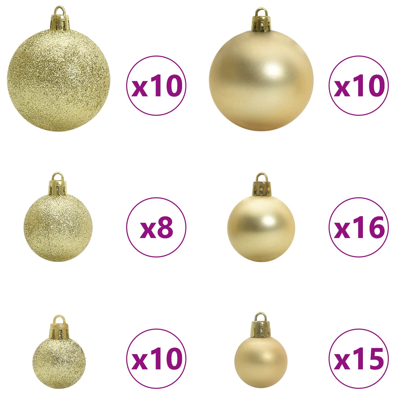 Τεχνητό Χριστουγεννιάτικο Δέντρο Λευκό 210 cm PVC και Ατσάλι - Pakobazaar