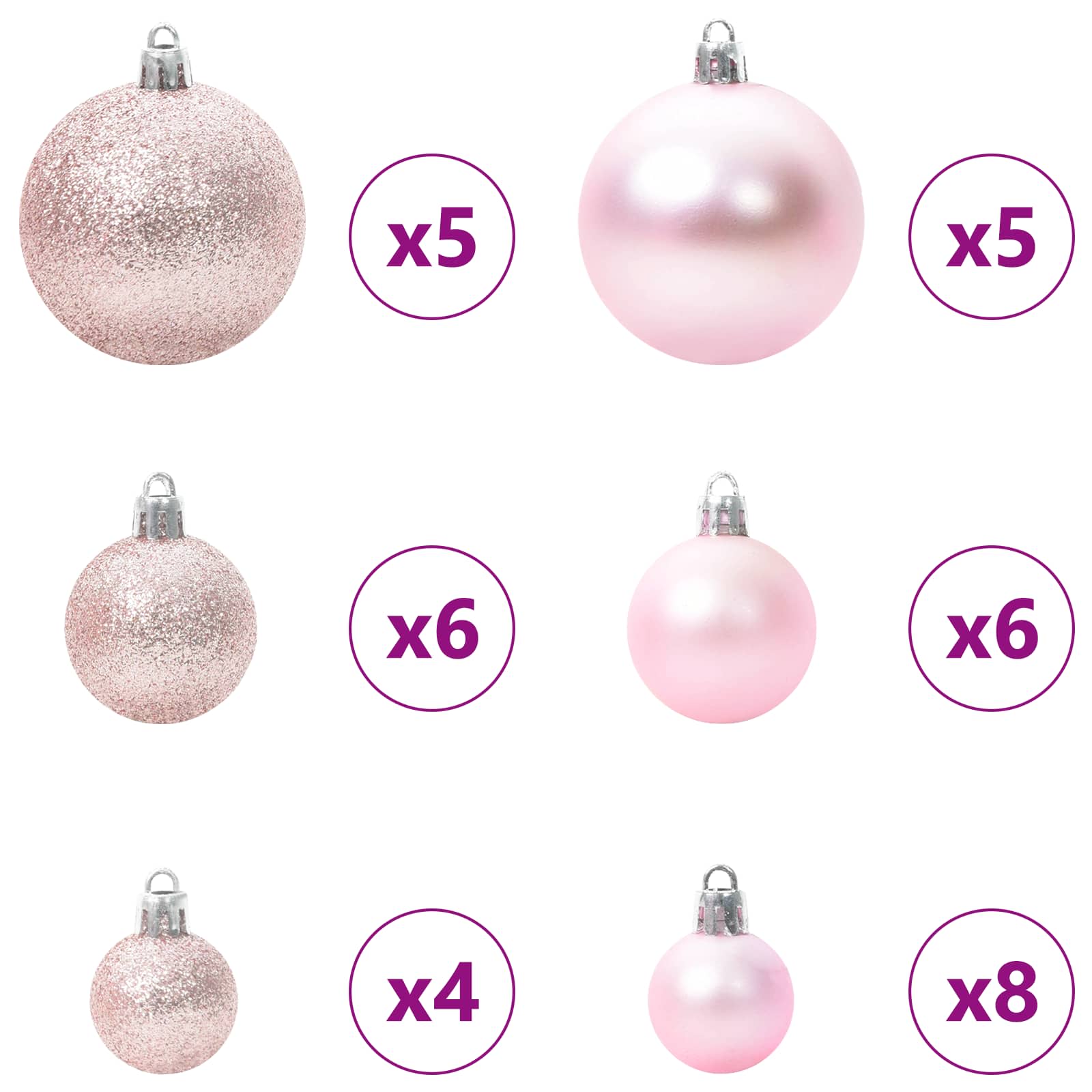 Τεχνητό Χριστουγεννιάτικο Δέντρο Λευκό 150 cm PVC και Ατσάλι - Pakobazaar