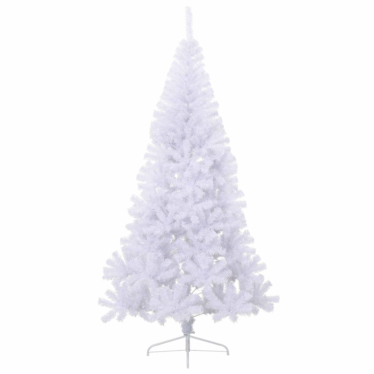 Τεχνητό Χριστουγεννιάτικο Δέντρο Λευκό 180 cm PVC και Ατσάλι
