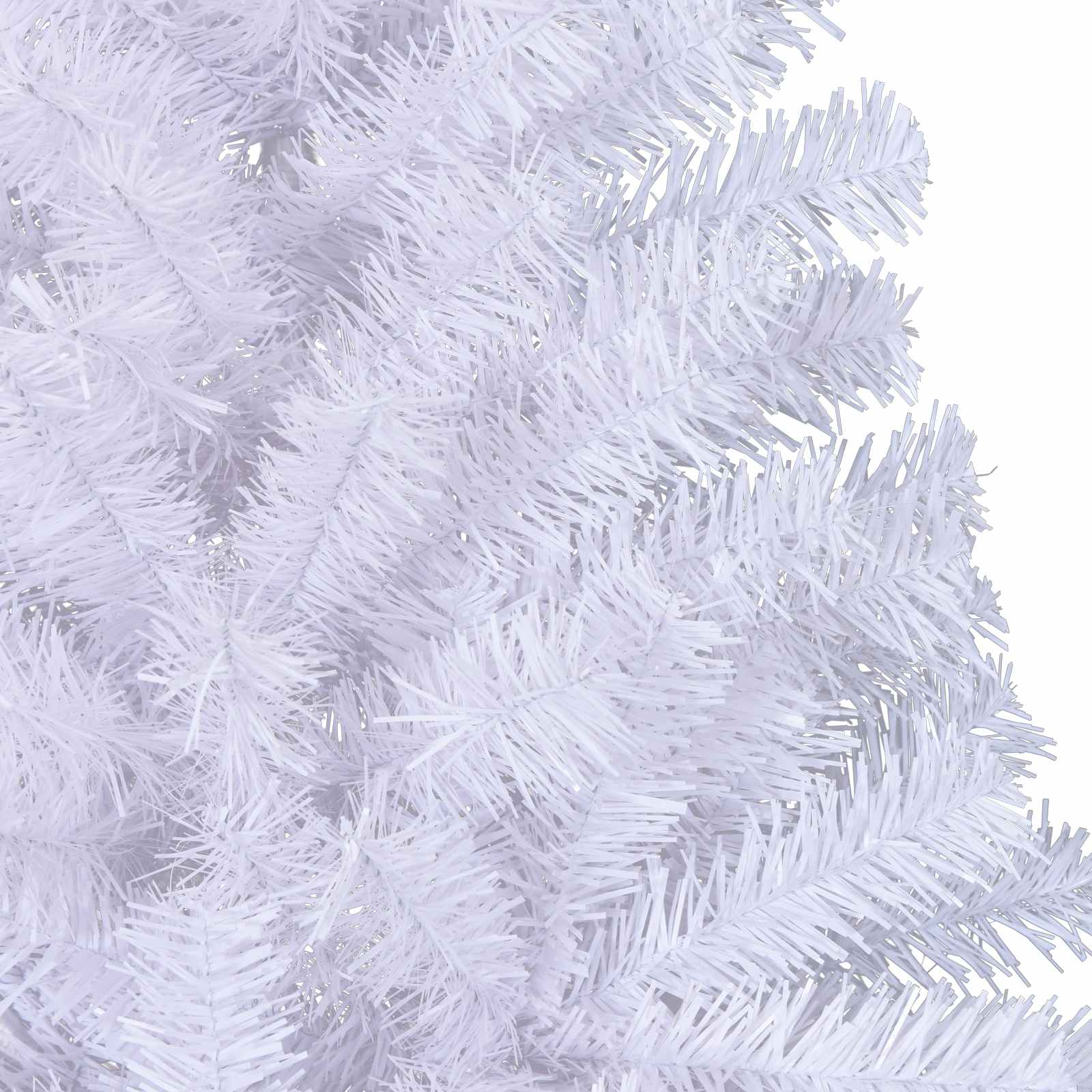 Τεχνητό Χριστουγεννιάτικο Δέντρο Λευκό 210 cm PVC και Ατσάλι
