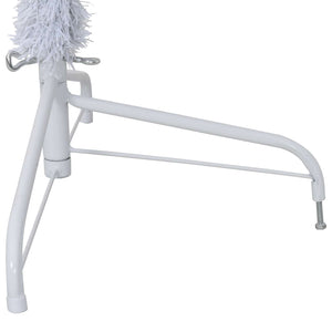 Τεχνητό Χριστουγεννιάτικο Δέντρο Λευκό 240 cm PVC και Ατσάλι
