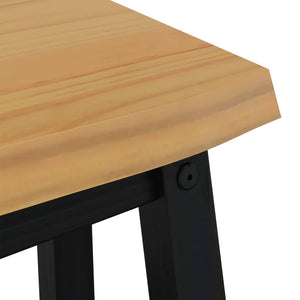 Καθιστικό Σαλονιού EKAI Μαύρο 91,5 x 29 x 45,5 εκ - Pakobazaar