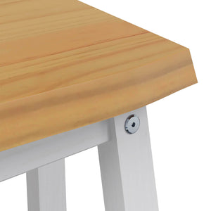 Καθιστικό Σαλονιού EKAI Λευκό 91,5 x 29 x 45,5 εκ - Pakobazaar