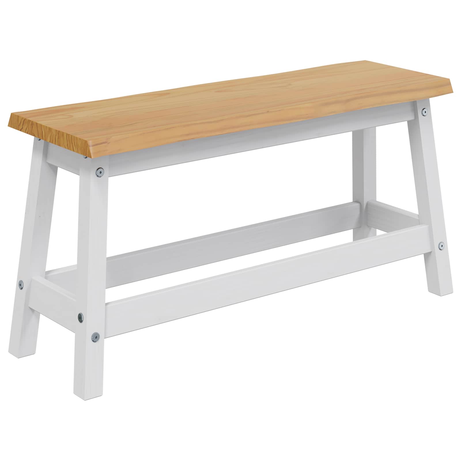 Καθιστικό Σαλονιού EKAI Λευκό 91,5 x 29 x 45,5 εκ - Pakobazaar