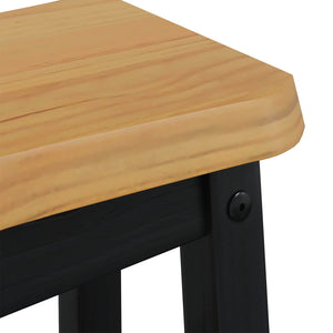 Μπαρ σκαμπό EKAI 2 pcs Μαύρο 40 x 29 x 45,5 εκ - Pakobazaar