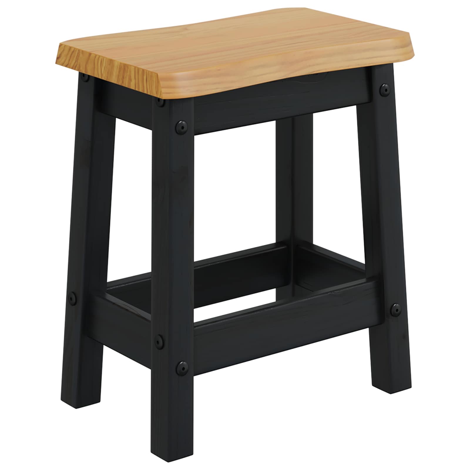 Μπαρ σκαμπό EKAI 2 pcs Μαύρο 40 x 29 x 45,5 εκ - Pakobazaar