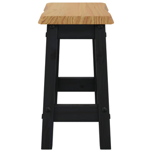 Μπαρ σκαμπό EKAI 2 pcs Μαύρο 40 x 29 x 45,5 εκ - Pakobazaar