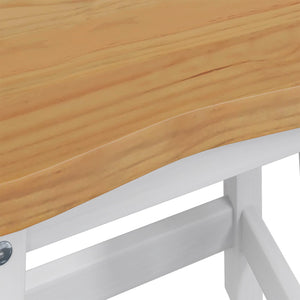 Μπαρ σκαμπό EKAI 2 pcs Λευκό 40 x 29 x 45,5 εκ - Pakobazaar