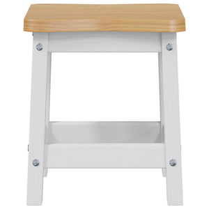 Μπαρ σκαμπό EKAI 2 pcs Λευκό 40 x 29 x 45,5 εκ - Pakobazaar