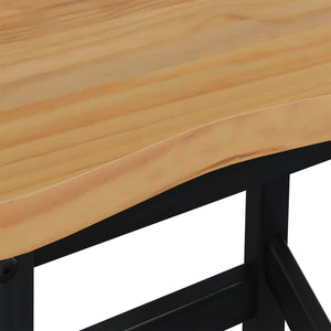Υψηλό Μπαρ Σκαμπό EKAI 2 pcs Μαύρο 40 x 29 x 63 εκ. - Pakobazaar