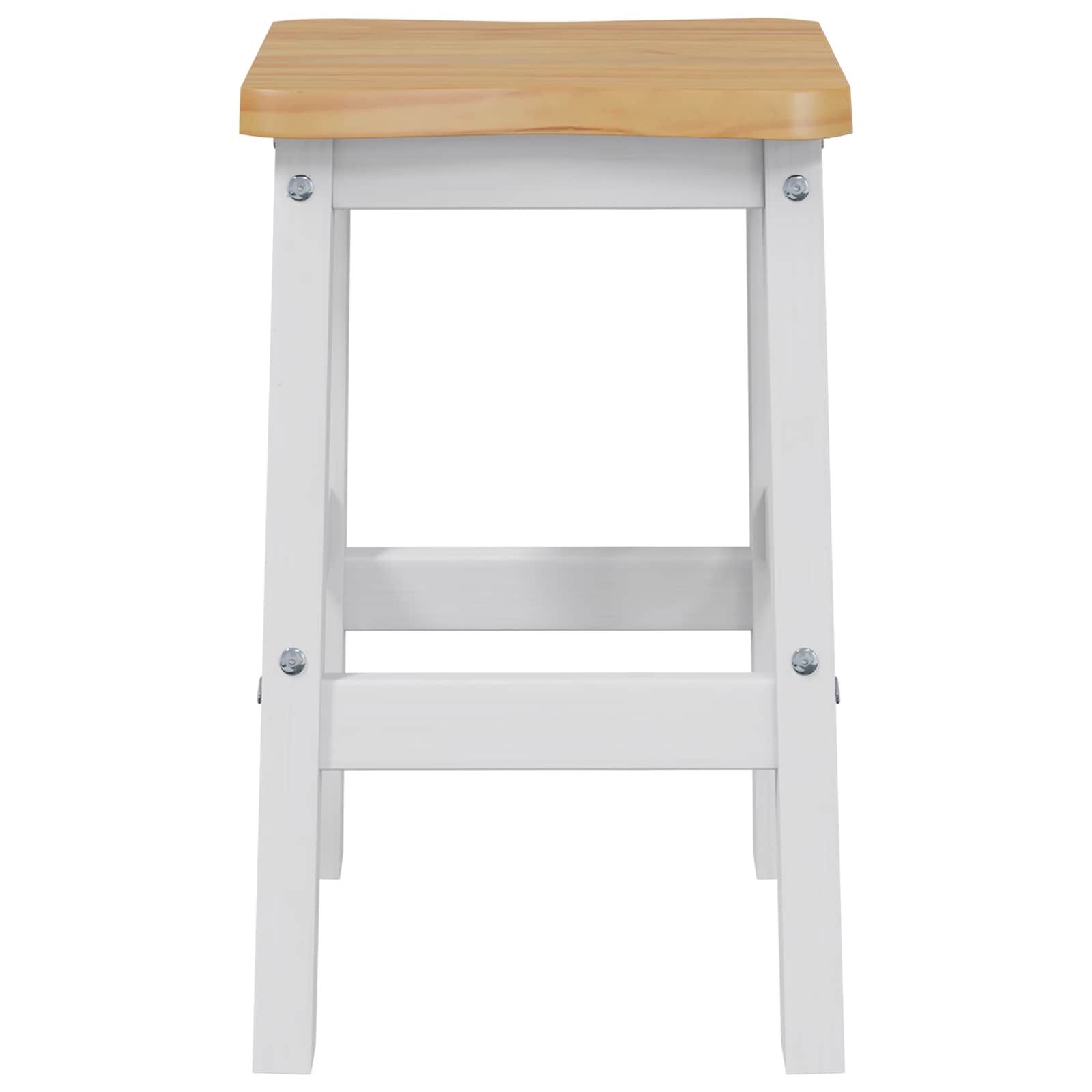 Υψηλό Μπαρ Σκαμπό EKAI 2 pcs Λευκό 40 x 29 x 63 εκ. - Pakobazaar