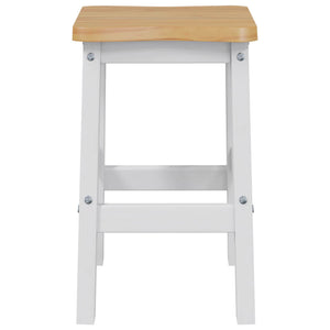 Υψηλό Μπαρ Σκαμπό EKAI 2 pcs Λευκό 40 x 29 x 63 εκ. - Pakobazaar
