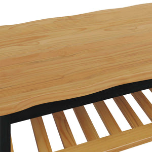 Τραπεζάκι σαλονιού EKAI Μαύρο 100 x 60 x 45,5 εκ. - Pakobazaar