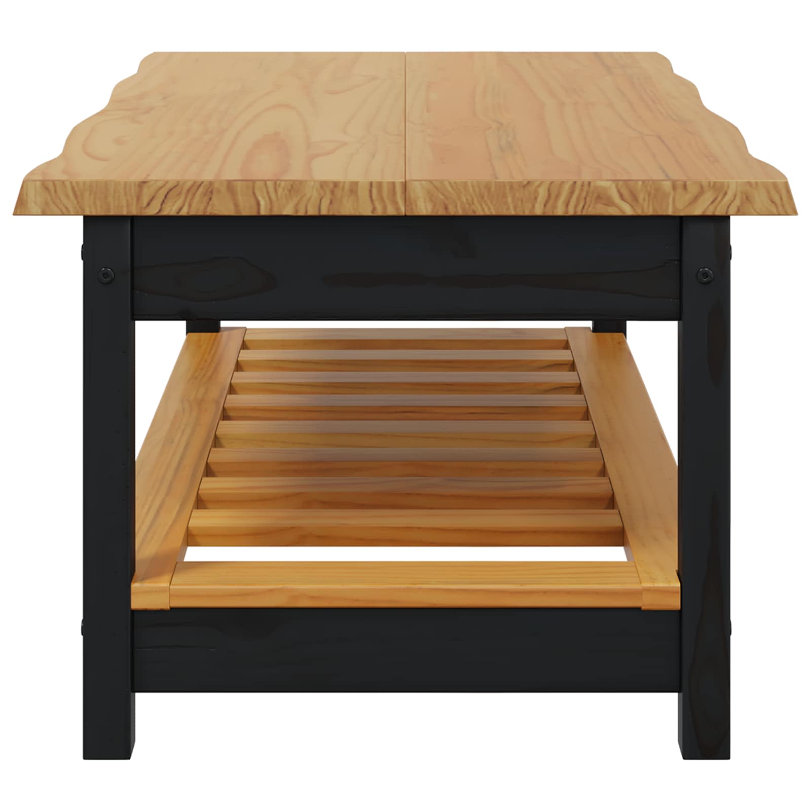 Τραπεζάκι σαλονιού EKAI Μαύρο 100 x 60 x 45,5 εκ. - Pakobazaar