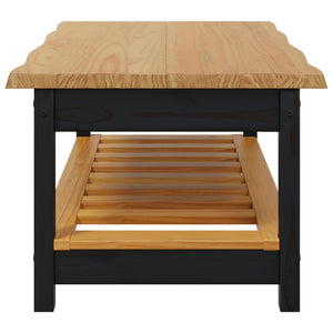 Τραπεζάκι σαλονιού EKAI Μαύρο 100 x 60 x 45,5 εκ. - Pakobazaar