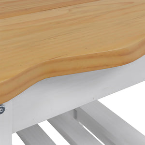 Τραπεζάκι Πλευράς με ράφι EKAI Λευκό 50 x 50 x 45,5 εκ. - Pakobazaar