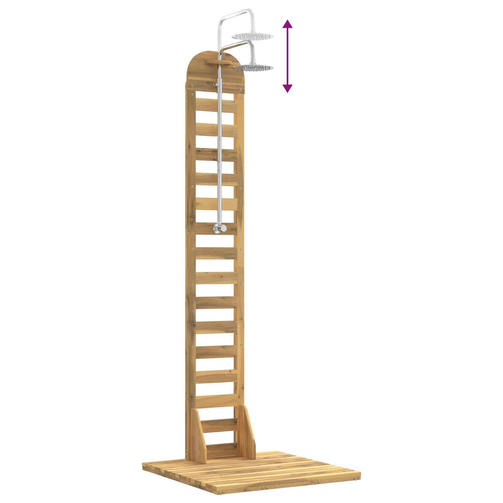 Εξωτερικό ντους 225 cm Λευκό