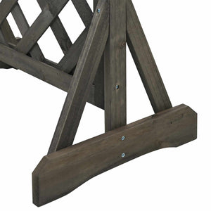 Καθέτος κήπος με πέργκολα Γκρι 48 x 30 x 70,5 εκ - Pakobazaar