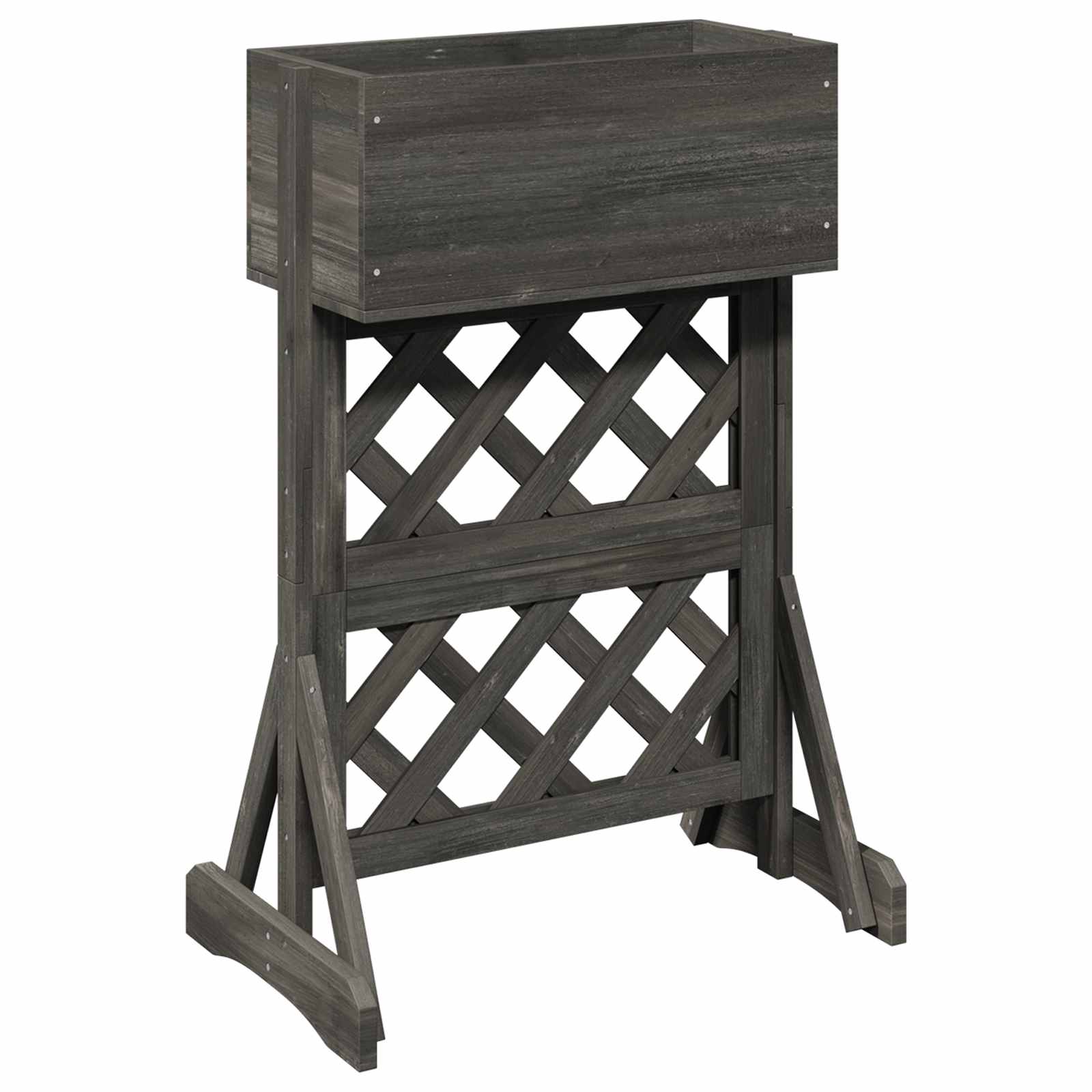 Καθέτος κήπος με πέργκολα Γκρι 48 x 30 x 70,5 εκ - Pakobazaar
